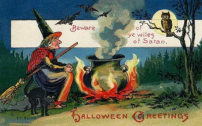 Vintage Halloween card no. 246