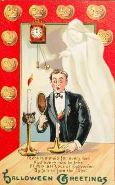 Vintage Halloween card no. 400