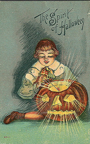 Vintage Halloween card no. 279, Early 1900s — vintage postcard