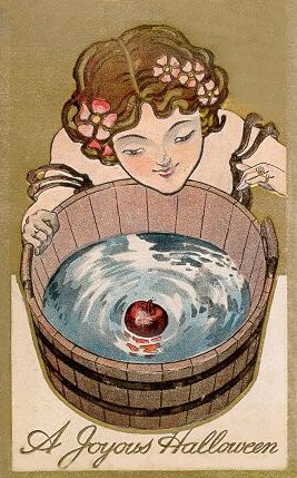 Vintage Halloween card no. 129, Early 1900s — vintage postcard