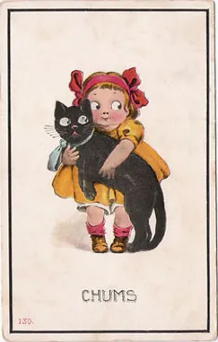 Vintage Halloween card no. 349