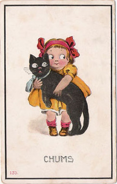 Vintage Halloween card no. 349, Early 1900s — vintage postcard