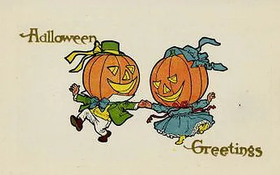 Vintage Halloween card no. 250