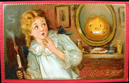 Vintage Halloween card no. 310, Early 1900s — vintage postcard
