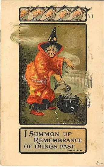 Vintage Halloween card no. 423