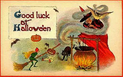 Vintage Halloween card no. 239