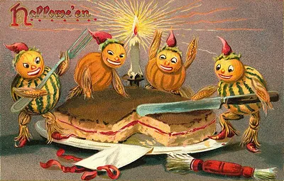 Vintage Halloween card no. 113