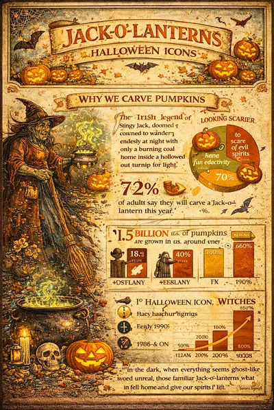 Jack-o'-Lanterns: Halloween Icons