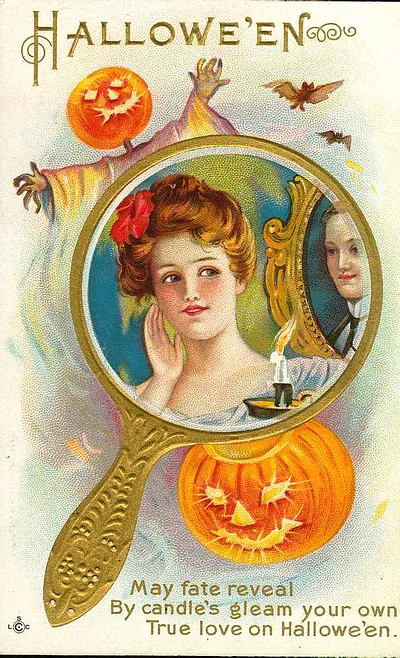 Vintage Halloween card no. 79