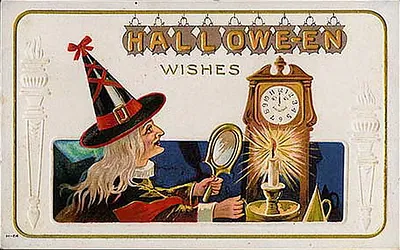 Vintage Halloween card no. 252