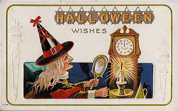Vintage Halloween card no. 252, Early 1900s — vintage postcard
