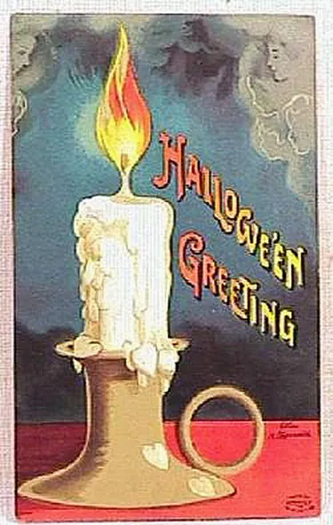 Vintage Halloween card no. 263