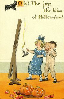Vintage Halloween card no. 367, Early 1900s — vintage postcard