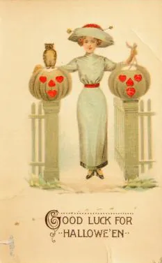 Vintage Halloween card no. 413