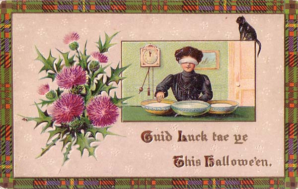 Vintage Halloween card no. 340, Early 1900s — vintage postcard