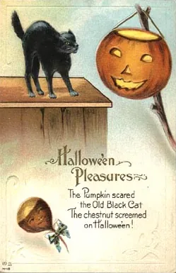 Vintage Halloween card no. 307