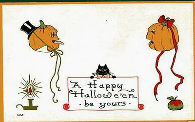 Vintage Halloween card no. 212