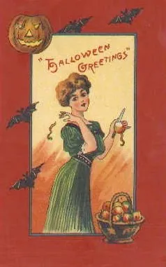 Vintage Halloween card no. 148