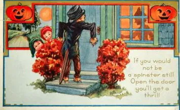 Vintage Halloween card no. 408