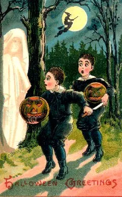 Vintage Halloween card no. 364