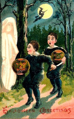 Vintage Halloween card no. 364, Early 1900s — vintage postcard