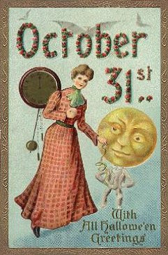 Vintage Halloween card no. 126, Early 1900s — vintage postcard