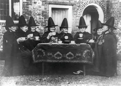 Not a Modern Witches' Council - But Members Of [The Holy And Undivided Trinity Of Castle Rising, Norfolk, England]