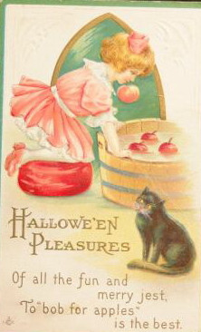 Vintage Halloween card no. 390, Early 1900s — vintage postcard