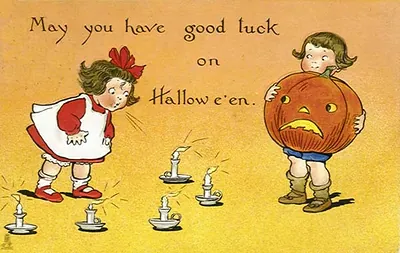 Vintage Halloween card no. 337
