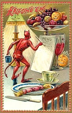 Vintage Halloween card no. 361