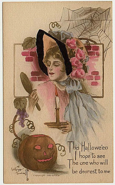 Vintage Halloween card no. 266, Early 1900s — vintage postcard