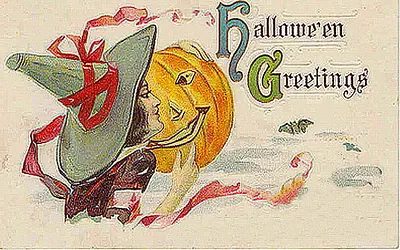 Vintage Halloween card no. 230