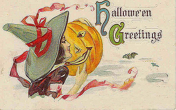 Vintage Halloween card no. 230, Early 1900s — vintage postcard