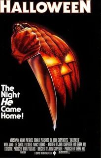 One-sheet for Halloween (1978), poster illustration by Bob Gleason, 1978 — vintage poster