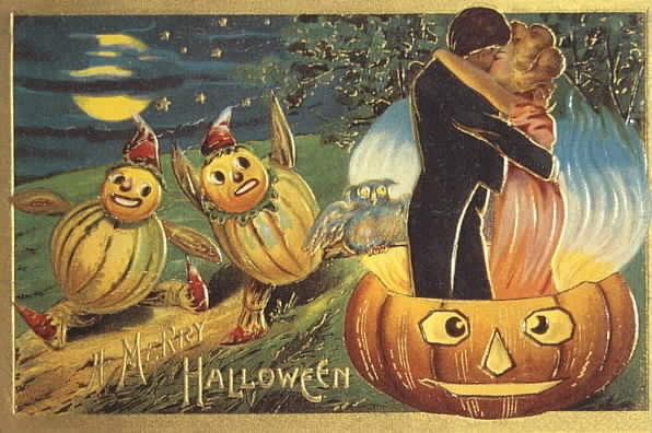 Vintage Halloween card no. 332, Early 1900s — vintage postcard