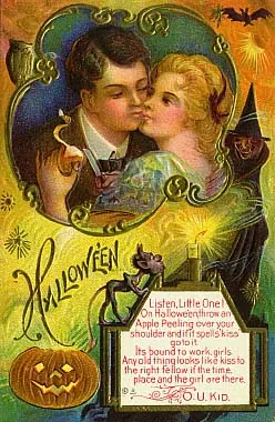 Vintage Halloween card no. 356
