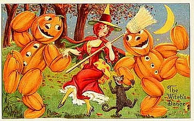 Vintage Halloween card no. 251
