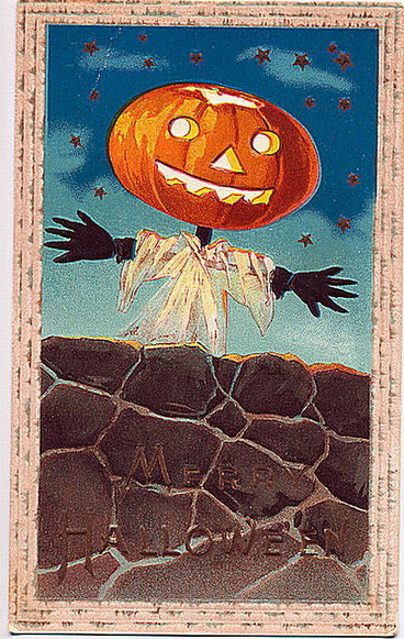 Vintage Halloween card no. 277, Early 1900s — vintage postcard