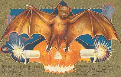 Vintage Halloween card no. 116