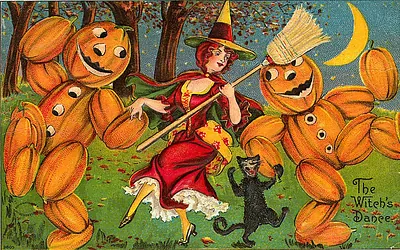 Vintage Halloween card no. 89