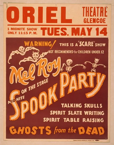 Mel Roy on the Stage: Mid-Nite Spook Party, 1935