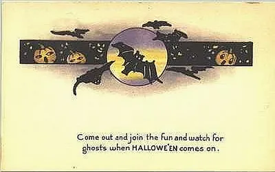 Vintage Halloween card no. 289