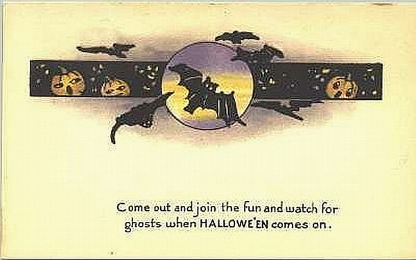 Vintage Halloween card no. 289, Early 1900s — vintage postcard