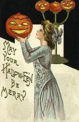 Vintage Halloween card no. 146