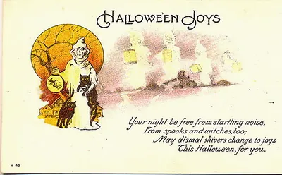 Vintage Halloween card no. 193