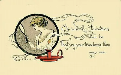 Vintage Halloween card no. 214