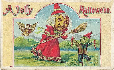 Vintage Halloween card no. 228