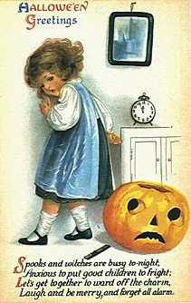 Vintage Halloween card no. 360, Early 1900s — vintage postcard