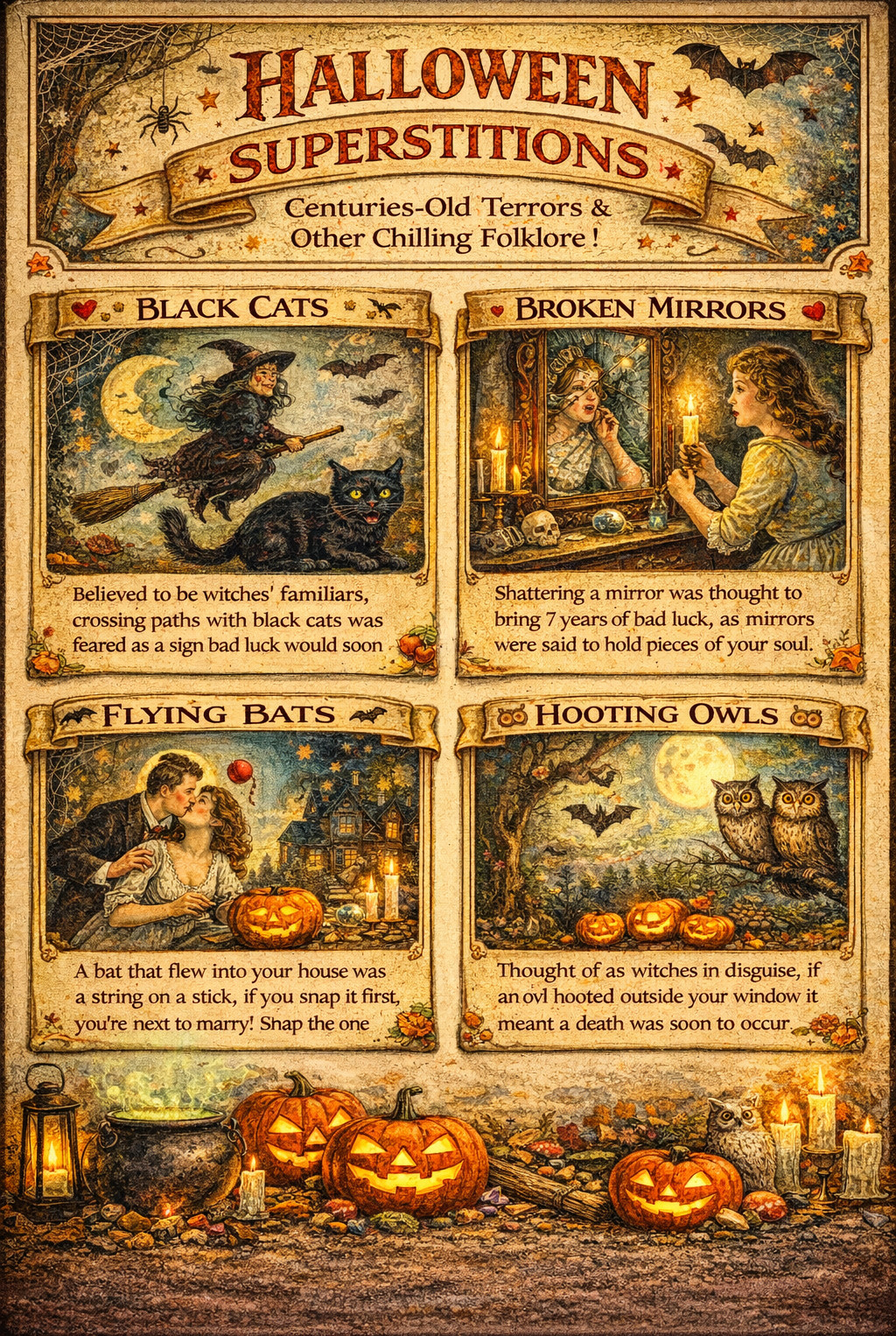 Halloween Superstitions: Centuries-Old Terrors and Chilling Folklore — historic image