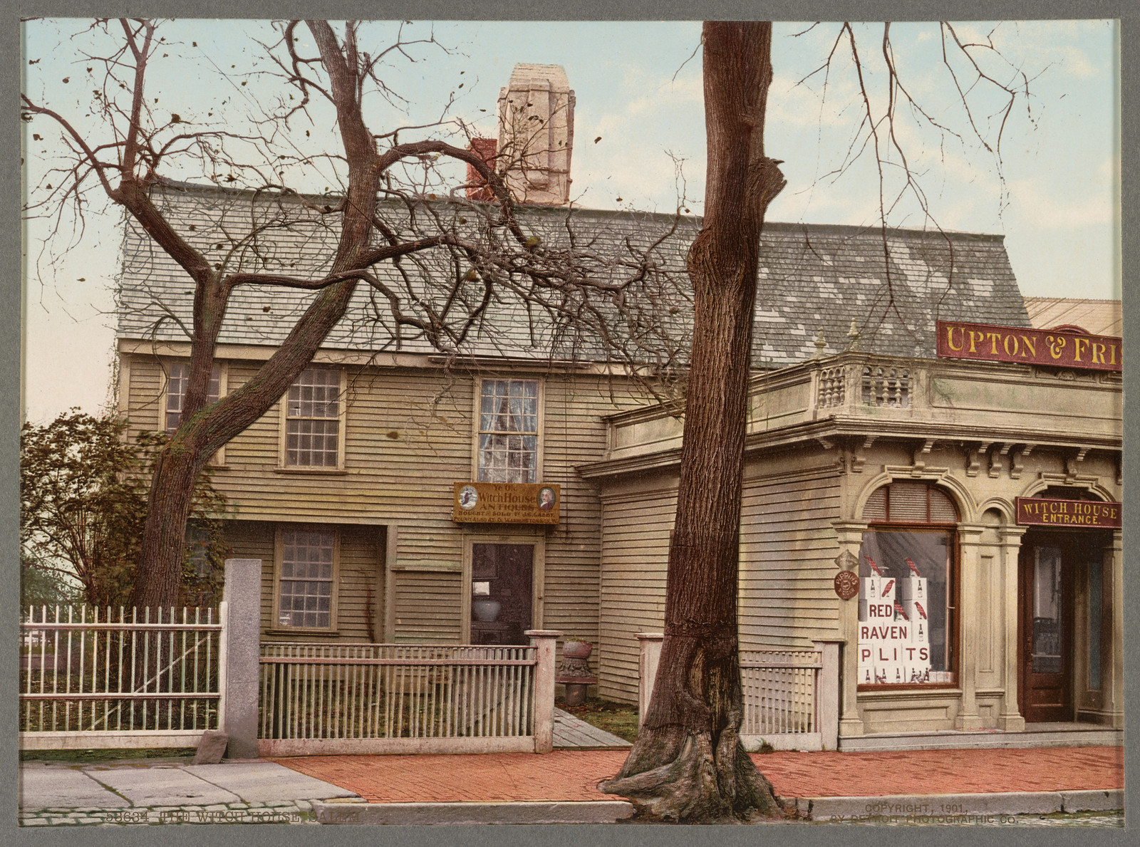 The Witch House on Essex Street, Salem, photographed about 1901, 1901 — historic photograph